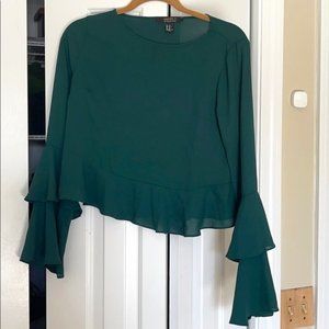 NWT Women's Forever 21 Bell Sleeve Blouse